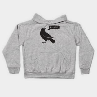 Passive Aggressive Raven Kids Hoodie